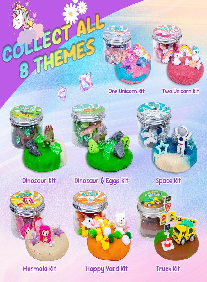 JOY SPOT! 8-Pack Play Dough Jars, Reusable Sensory Play Kit for Kids, Non-Toxic, Educational Creative Playdough,Perfect Party Favors, Goodie Bags,Birthday Gifts for Boys Girls,Ideal for Home Preschool Classroom - Image 2